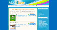 Desktop Screenshot of bingo-apps.co.uk