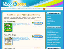 Tablet Screenshot of bingo-apps.co.uk